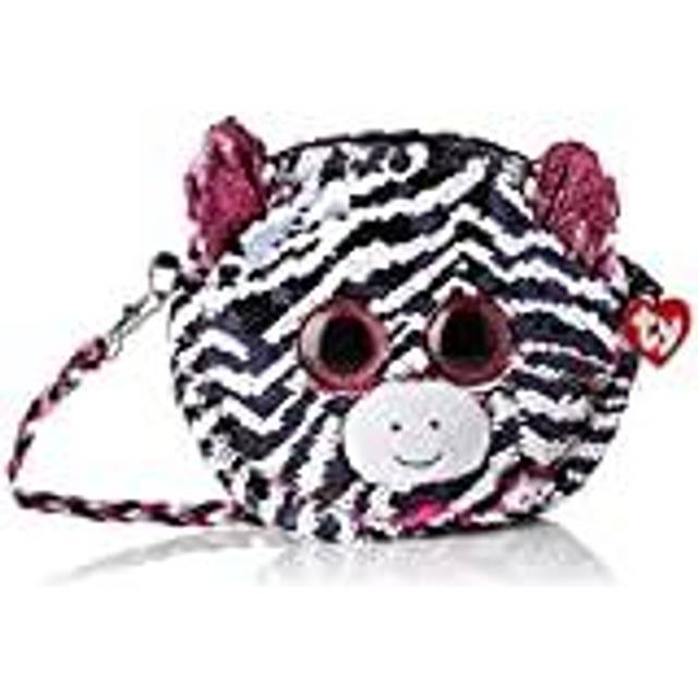 Billede af TY Bamse Lille Paillet Taske Zebraen Zoey Multi
