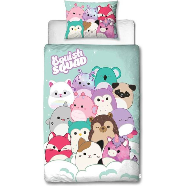 Billede af Licens Squishmallows Junior Bedding Set 140x200cm